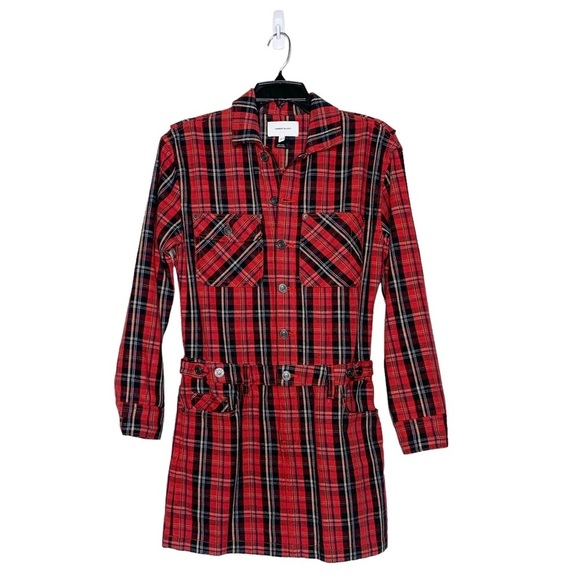 Current/Elliot The Jumpsuit Dress in Tartan Plaid - Picture 2 of 6